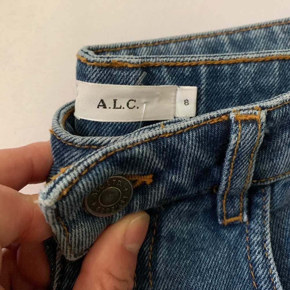 ❤️SOLD❤️ALC High Waisted Jeans Cropped BRAND NEW - Picture 4 of 8